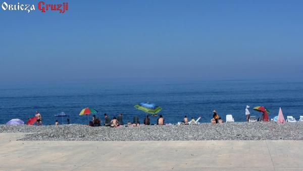 Plaża nad Morzem Czarnym w Gonio